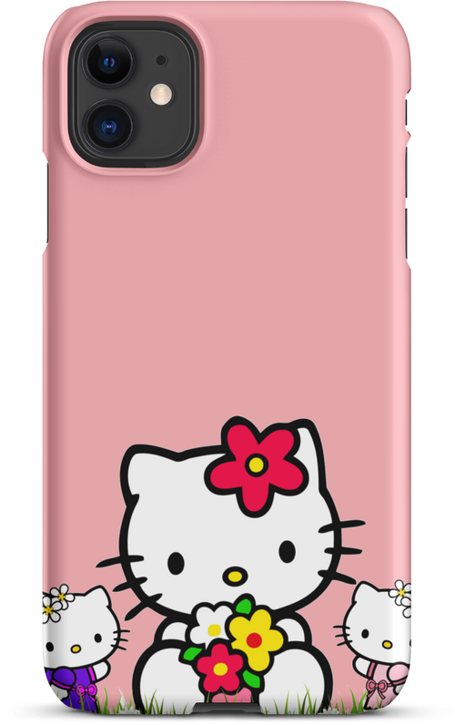 Hello Kitty on Pink Background for iPhone 11