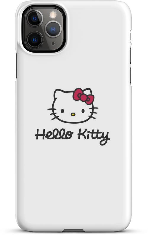 Hello Kitty Logo on White Background for iPhone 11 pro max