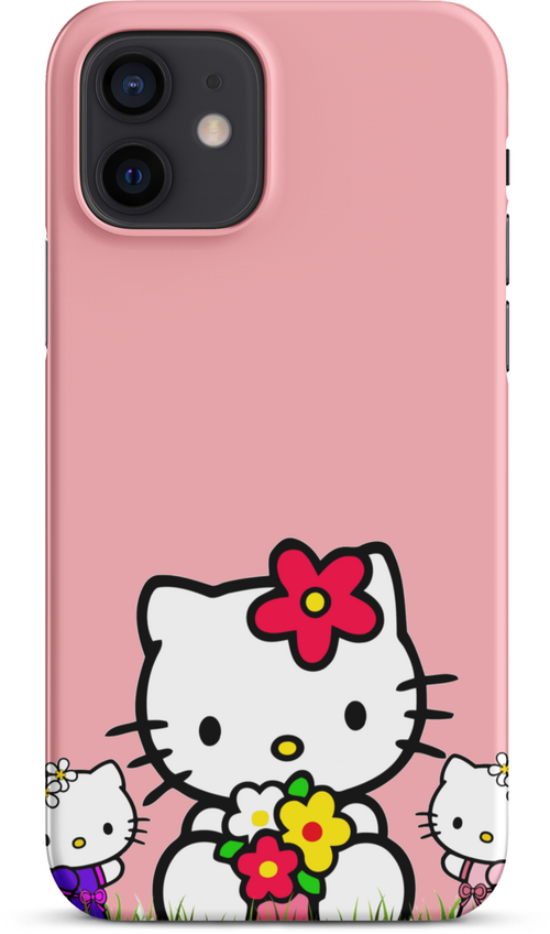 Hello Kitty on Pink Background for iPhone 12