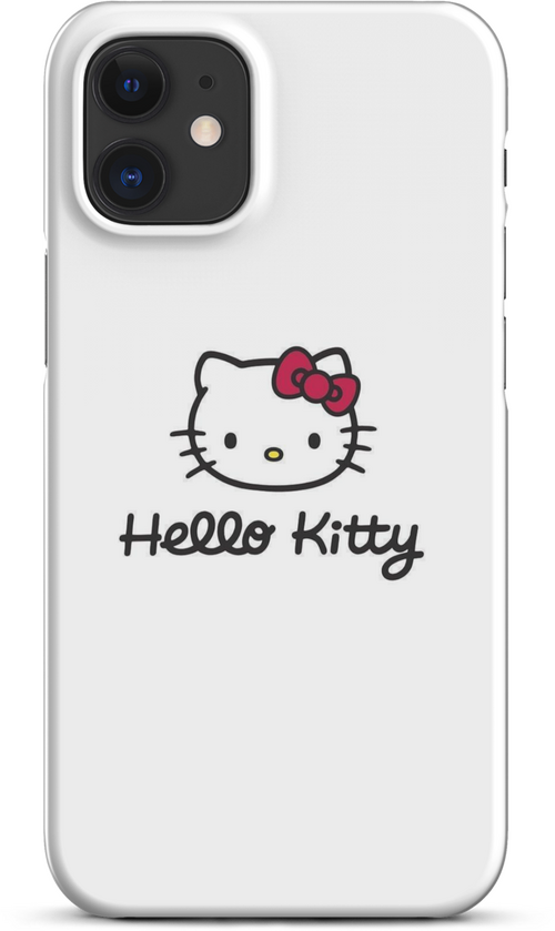 Hello Kitty Logo on White Background for iPhone 12 mini