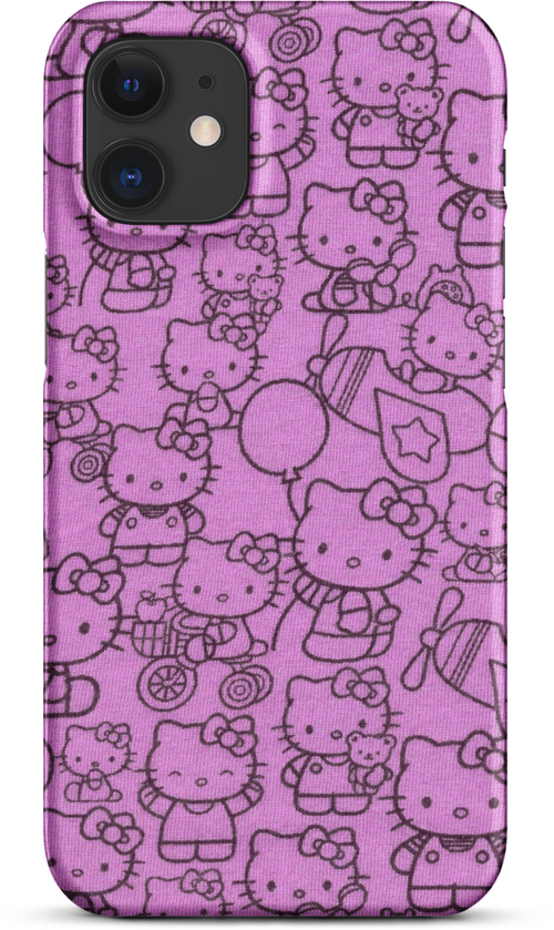 Hello Kitty Pink Pattern for iPhone 12 mini