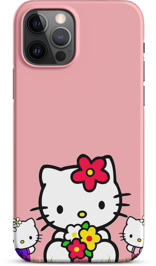 Hello Kitty on Pink Background for iPhone 12 pro