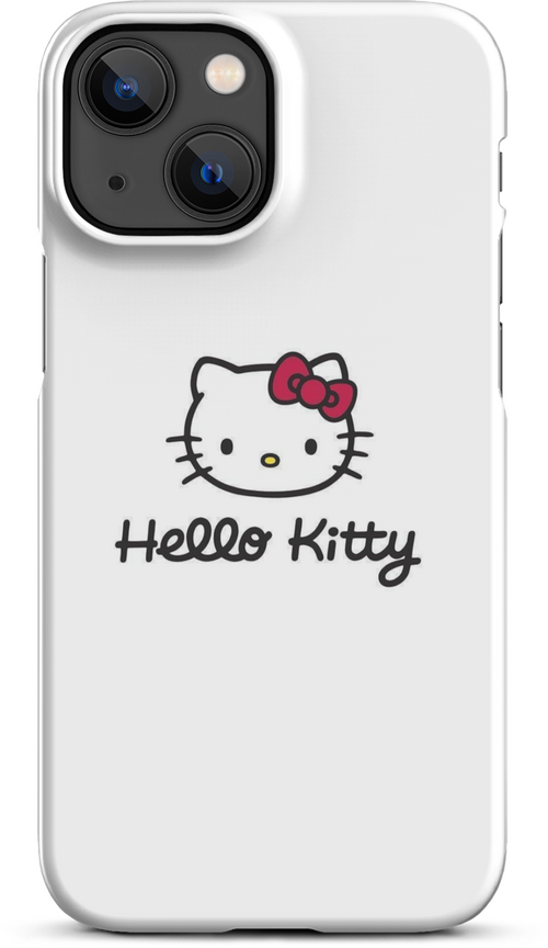 Hello Kitty Logo on White Background for iPhone 13 mini