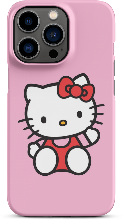 Hello Kitty on Pink Background for iPhone 13 pro