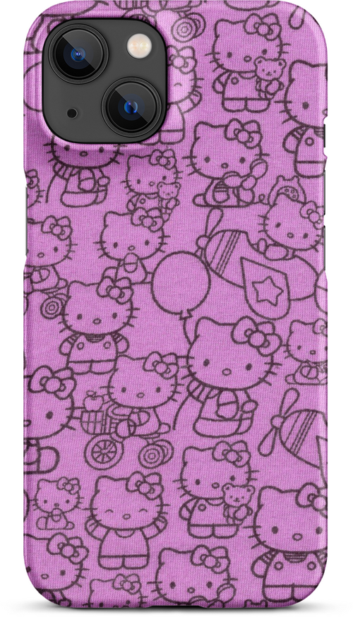 Hello Kitty Pink Pattern for iPhone 14