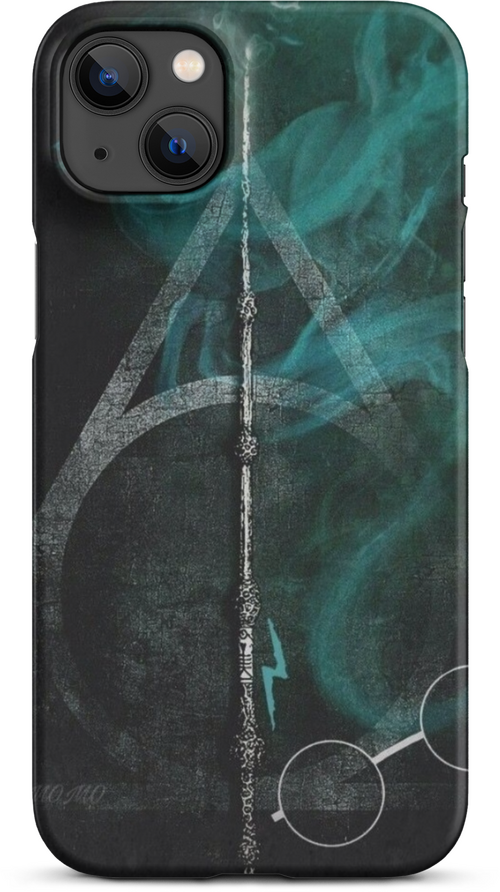 Iconic Deathly Hallows Design for iPhone 14 plus