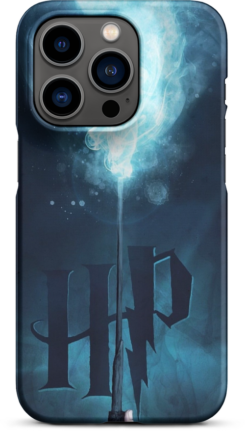 Magic Wand with Harry Potter Logo for iPhone 14 pro