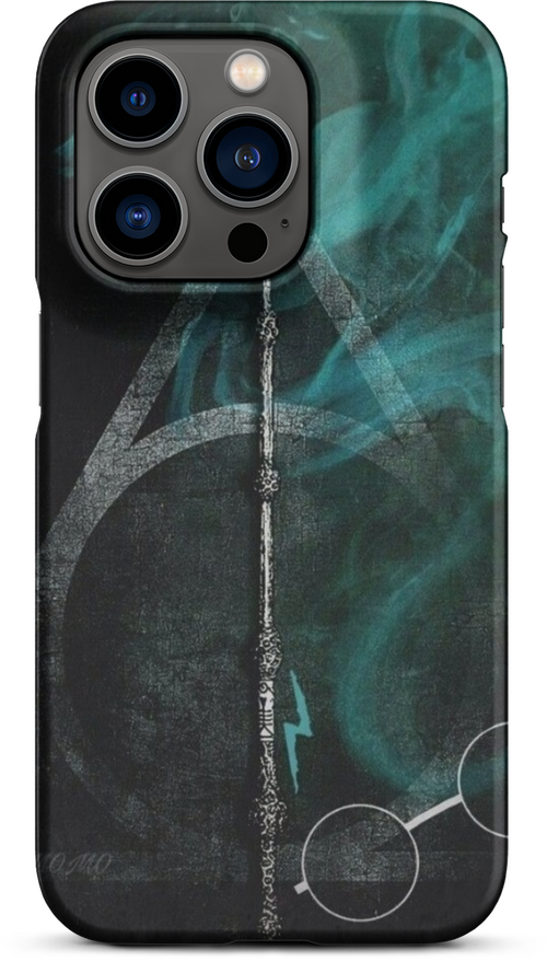 Iconic Deathly Hallows Design for iPhone 14 pro