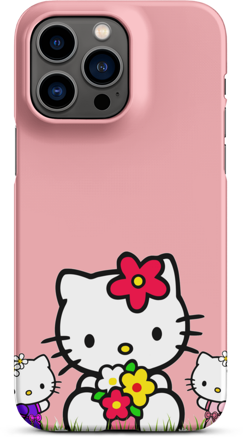 Hello Kitty on Pink Background for iPhone 14 pro max