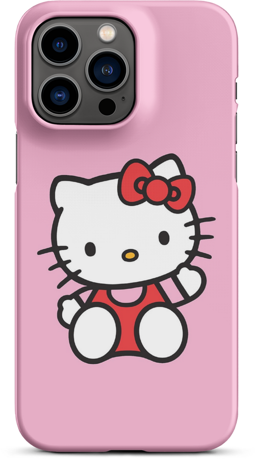 Hello Kitty on Pink Background for iPhone 14 pro max