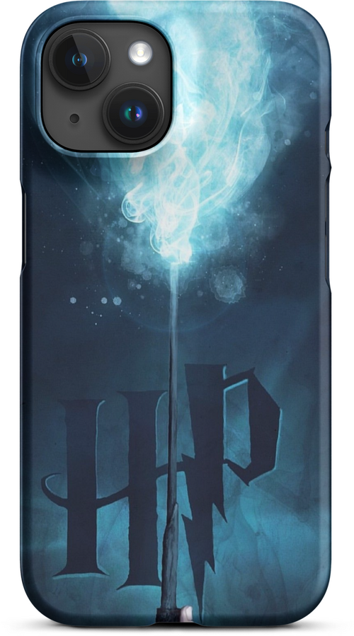 Magic Wand with Harry Potter Logo for iPhone 15