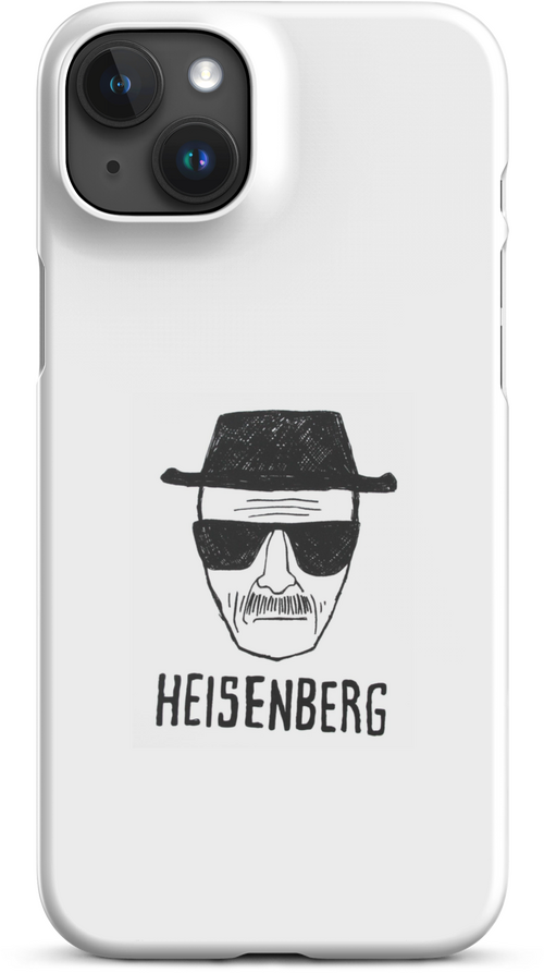 Breaking Bad Heisenberg Sketch for iPhone 15 plus