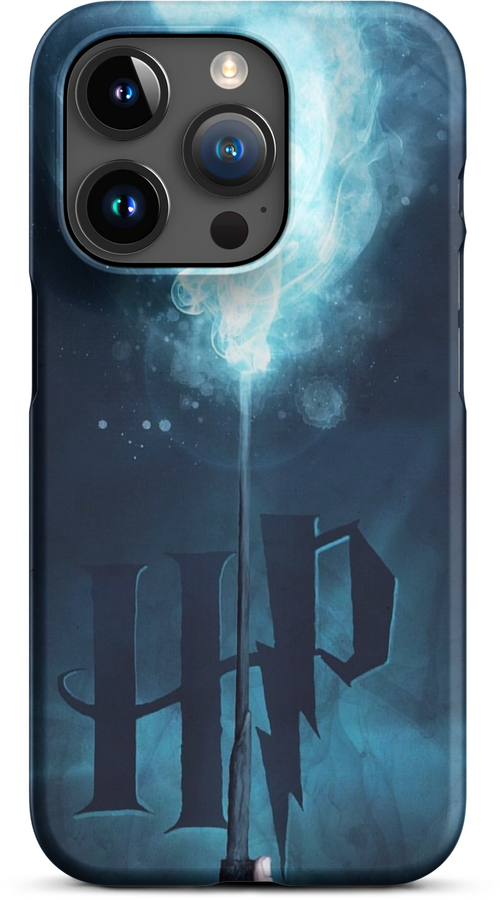 Magic Wand with Harry Potter Logo for iPhone 15 pro