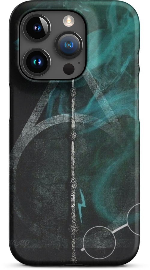 Iconic Deathly Hallows Design for iPhone 15 pro