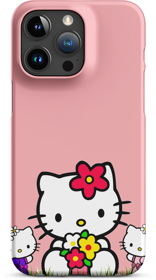 Hello Kitty on Pink Background for iPhone 15 pro max