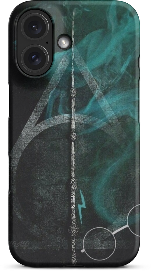 Iconic Deathly Hallows Design for iPhone 16