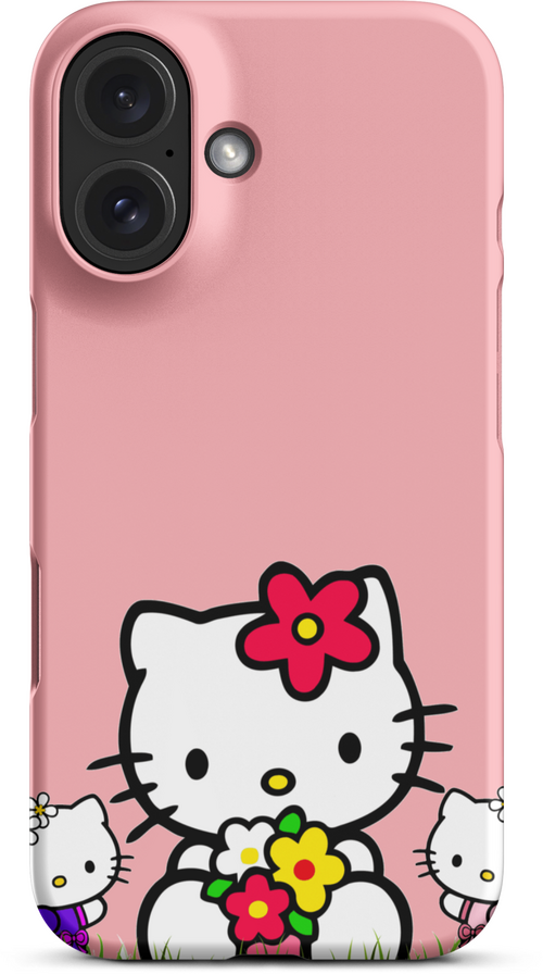 Hello Kitty on Pink Background for iPhone 16