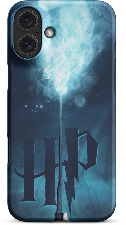 Magic Wand with Harry Potter Logo for iPhone 16 plus