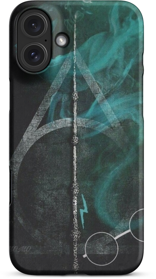 Iconic Deathly Hallows Design for iPhone 16 plus