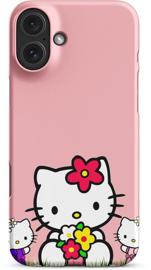 Hello Kitty on Pink Background for iPhone 16 plus