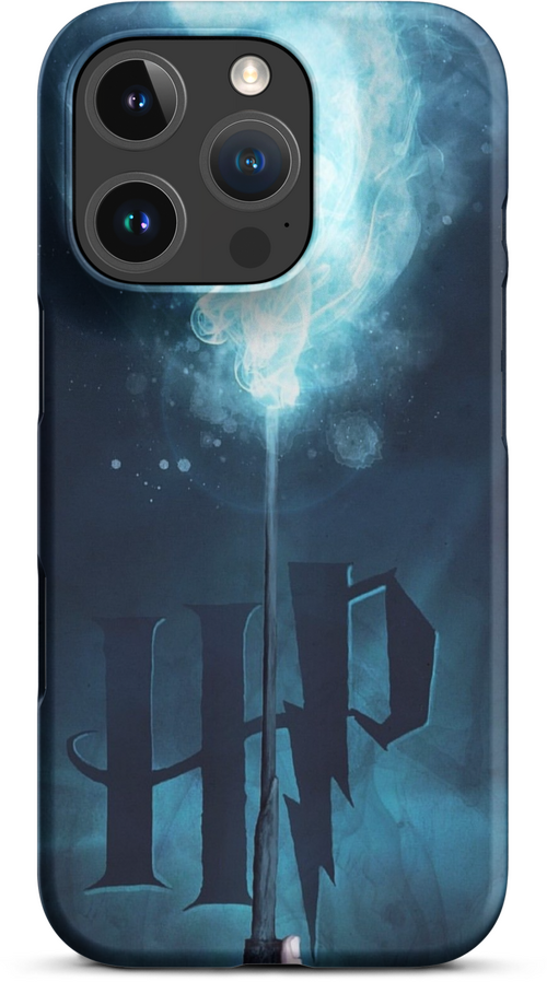 Magic Wand with Harry Potter Logo for iPhone 16 pro