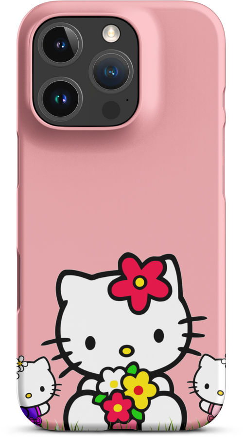 Hello Kitty on Pink Background for iPhone 16 pro